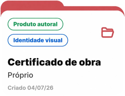 Certificado de obra — Próprio