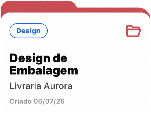 Design de Embalagem — Livraria Aurora